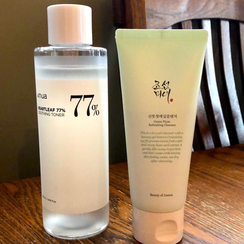 KBeauty Anua Toner & Beauty of Joseon Cleanser